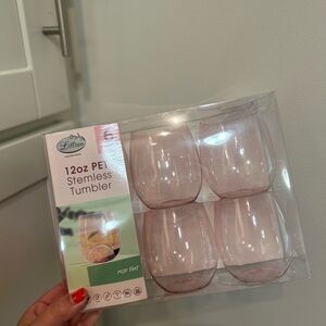 Rose Tint Stemless Tumblers - Set of 6